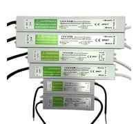 Transformateur d'alimentation LED DC12V/24V 10W/20W/30W/36W/50W/250W étanche IP67 for ruban LED(DC 12V,50W)