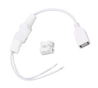 Transformateur d'alimentation pour appareil photo AC 220 V vers DC 5 V Convertisseur USB Câble d'alimentation domestique CCTV Cordon d'alimentation compatible avec rallonge de protection