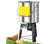 Transformateur D'Aliments Pour Volailles, Broyeur Multifonctionnel Robuste En Acier Inoxydable Pour L'éLevage, Hachoir À LéGumes Avec 4 Lames Pour Les Fermes, L'élevage Et Les Pâturages(1300W)