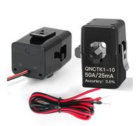 Transformateur de courant Ct QNCTK1-16 100 A 50 mA 50 A 25 mA 40 mA 20 mA, capteur ouvert, noyau divisé, 1 pièce(QNCTK1-10 50A-40mA)