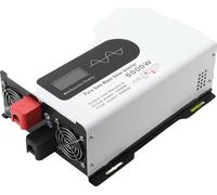 Transformateur de courant, puissance de crête de 6000W, puissance continue de 3000W, onde sinusoïdale pure, tension d'entrée de 24V, fonctions de protection intégrées