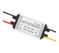 Transformateur de DC 24 V DC 12 V - 60 W réglable pour camion et camping-car | Régulateur de tension étanche IP68 pour l'électronique automobile | Accessoires de voiture et modules pour