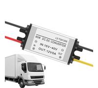 Transformateur de DC 24 V DC 12 V - 60 W réglable pour camion et camping-car | Régulateur de tension étanche IP68 pour l'électronique automobile | Accessoires de voiture et modules pour