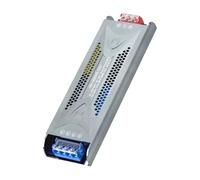 Transformateur de lumière linéaire intérieur, surveillance du caractère lumineux, entraînement à tension constante, alimentation découpage LED ultra-mince longue bande 12V(Full Power 24V 300W)
