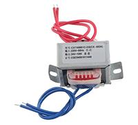 Transformateur de puissance électrique simple EI 10 W AC 220 V vers 12 V 24 V, convertisseur ignifuge, noyau en nylon, fil de cuivre complet pour appareils ménagers, projets de (24V)