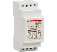 VEMER VN317400 TMC 15/24 - Transformateur 24V pour Service Continu, Tension Primaire 230V, Tension Secondaire 12-24V, Puissance 15VA, Installation sur Rail Din, Blanc