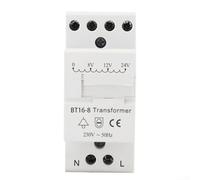 Transformateur de sonnette AC 230 V 4 VA/8 VA, en résine époxy pour rail DIN standard de 35 mm, adaptateur de carillon sûr et compact