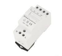 Transformateur de sonnette AC 230 V avec capacité de sortie de 4 VA ou 8 VA pour installation standard sur rail de guidage avec isolation en résine époxy et design compact