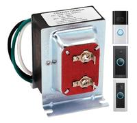 Transformateur de sonnette pour sonnette vidéo Ring - 16 V 30 VA - Alimentation câblée - Compatible avec les sonnettes vidéo Ring, Nest Hello, Wyze et Eufy (16 V)