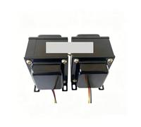 transformateur de sortie de l'amplificateur Transformateur de sortie audio à une extrémité 20W 5K: 0-4-8Ω, amplificateur de puissance à tube sous vide, bricolage ou réparation(Black)