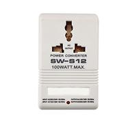 Transformateur de tension 110V à 230V 100W Adaptateur de voyage dans le monde entier Transformateur 110V / 120V à 220V / 240V Appareils électriques applicables aux États-Unis, Japon