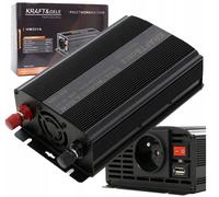 Transformateur de Tension 12V Sur 230V 350W Onduleur Avec USB Auto Chargeur Etui