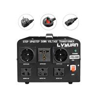 Transformateur de tension, capacité de puissance de 5kW, fonctionnalité pas à pas montée/descente, VTEU-5000VA, transmission 110V 220V