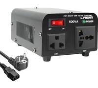 Transformateur de tension, compatibilité universelle avec les prises de courant, plusieurs niveaux de puissance, VTEU-500W, transfert 110 V 220 V