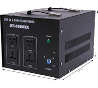 Transformateur de tension, conversion haute et basse tension, plusieurs prises de sortie, 5000W