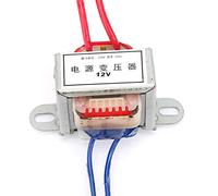 Transformateur de Tension de Sortie AC 12V/24V 12V AC, Transformateur D'isolement 2W Entrée 220V 50Hz Transformateur de Puissance Unique (12V)