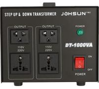 Transformateur de tension, haute/basse tension, capacité 1KVA, protection contre les surcharges, noir