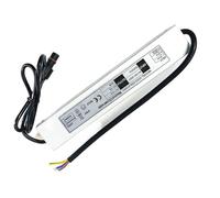 Transformateur d'éclairage 12 W 20 W 36 W DC12 V 24 V, alimentation étanche IP67, driver LED AC100 V-265 V avec bornes(36W)