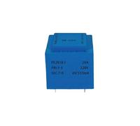 Transformateur d'isolement PE2818-I 2 VA 220 V / 6 V / 7,5 V / 9 V / 12 V / 15 V / 18 V / 24 V, 1 pièce(2VA 220V 12V)