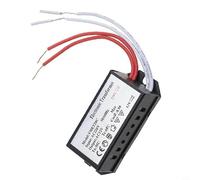 Transformateur électronique 220 V vers 12 V pour lampes halogènes et xénon à intensité variable 80 W 105 W 180 W 200 W Bloc d'alimentation Noir (200 W)