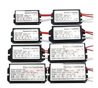 Transformateur électronique 60 W 80 W 105 W 120 W 160 W 180 W 200 W 250 W AC220 V à 12 V for lampes halogènes et lampes en cristal G4(200W)