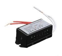 Transformateur électronique compatible halogène convertit l'entrée 220 en sortie stable 12 pour sortie avec options à distance (20 W)