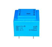 Transformateur encapsulé PE4113-M 4VA 110V-380V/ 6V/7.5V/9V/12V/15V/18V/24V for transformateur encapsulé d'isolation monté sur sécurité PCB(4VA 220V 7.5V)