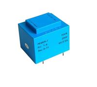 Transformateur encapsulé PE4825-I 15VA entrée 110 V-380 V sortie 6 V/7.5 V/9 V/12 V/15 V/18 V/24 V transformateur d'isolation de soudage PCB encapsulé époxy(15VA 380V 18V)