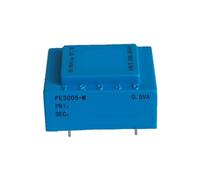 Transformateur encapsulé Transformateur encapsulé PE3005-M 0,5va 110V-380V / 6V/7.5V/9V/12V/15V/18V/24V for isolation montée sur PCB(0.5VA 220V 12V)