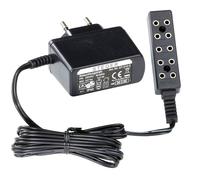 Transformateur FADEDA DC, 3,2V, 3,2W, jusqu'à 5 ampoules ou 20 LED, LxlxH en mm : 90x45x110. Pour les crèches, les miniatures, les loisirs et le modélisme, les accessoires de maisons de poupées et les