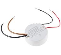 Transformateur LED 12 V 18 W, alimentation ronde 55 x 23 mm CT-18E, transformateur AC/DC compatible avec les boîtiers muraux encastrés, 0,5-18 W, 230 V vers 12 V CC, transformateur basse tension pour