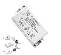 Transformateur LED 24W,Transformateur LED pilote,230V à 12V basse tension pas de scintillement LED ni de bruit de transformateur,pas de charge minimale pour G4,MR16,lampes LED,1 pack