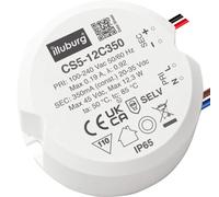 Transformateur LED 350mA 12W Étanche IP65 Courant Constant pour Lampe de LED Bloc d'Alimentation Driver