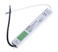 Transformateur LED Alimentation Pilote LED étanche IP67 dans un boîtier en alliage d'aluminium Convient pour l'éclairage de bande LED, le module LED et l'éclairage extérieur DC12V (30.00)