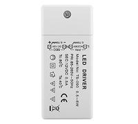 Transformateur Led Dalle Driver 15W, Convertisseur AC 85-265V à DC 12V pour Ampoules 12V - Protection Contre Court - Circuit, Longue Durée de Vie, Usage Intérieur (6W)