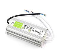 Transformateur LED étanche IP67 12 V 60 W 5 A Boîtier en alliage d'aluminium pour bande lumineuse LED, module LED et éclairage DC extérieur (IP67 60 W)