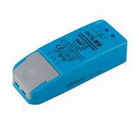 Transformateur LED Isoled 112669 - Pour ampoules LED 12 V/CA 0-105 VA variable, 105 W, bleu, 11,3 x 4,4 x 2,8 cm