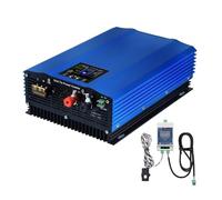 Transformateur Micro-onduleur Solaire Réseau 1000 W 1200 24 V 48 avec Limiteur Écran LCD AC 220 MPPT Onde Sinusoïdale Batterie Puissance Réglable Onduleur Convertisseur(1200W-48V)