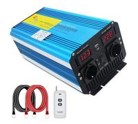 Transformateur Onduleur 12/24V À Onde Sinusoïdale Pure 8KW 7KW 6KW Convertisseur D'énergie Solaire AC 220V pour Camping-Car Voyage Voiture Haute Puissance(3000W-6000W,DC12V)
