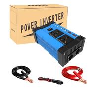 Transformateur Onduleur 12V À 220V 50 Hz / 110V 60 Hz Convertisseur Sinusoïdal Puissance Nominale 300W Crête 600W Protection Transformateur CC À CA 4000W(DC12V-AC220V)