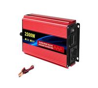 Transformateur Onduleur 2500 W/3500 W/4500 W/5000 W pour Onde Sinusoïdale pour DC 12 V/24 V vers AC 220 V/230 V Convertisseur Tension Adaptateur Charge Prise UE(12V2500W 50HZ EU)