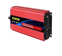 Transformateur Onduleur 2500 W/3500 W/4500 W/5000 W pour Onde Sinusoïdale pour DC 12 V/24 V vers AC 220 V/230 V Convertisseur Tension Adaptateur Charge Prise UE(12V5000W 50HZ EU)