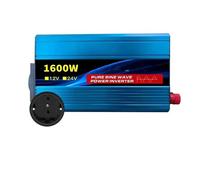 Transformateur Onduleur 2500 W/3500 W/4500 W/5000 W pour Onde Sinusoïdale pour DC 12 V/24 V vers AC 220 V/230 V Convertisseur Tension Adaptateur Charge Prise UE(12V1600W 50HZ EU)