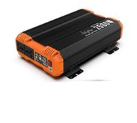 Transformateur Onduleur 6000 W Maison Le Camping Les Camping-Cars À Onde Sinusoïdale pour Voiture Transformateurs 12V À 220V Prise UE Écran LCD Télécommande(2500W-12V)