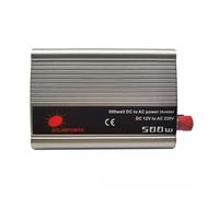 Transformateur Onduleur Haute Fréquence 2000 W, 1000, 500, 12 V vers 220 CA, Adaptateur Secteur pour Voiture, Prise Universelle Onduleur Convertisseur(500W)