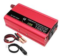 Transformateur Onduleur LED 1500 W/2000W DC12V vers AC220V Prise Universelle pour Voiture pour Caméra Extérieure Scie Pompe À Eau 50 Hz/60 Hz(1500W 60Hz)