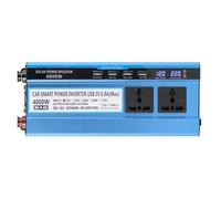 Transformateur Onduleur Sinusoïdal Modifié 5000 W CC 12 V/24 V vers 220 V, Transformateur De Tension, Affichage Numérique, 4 Ports USB, 4000/3000 W Onduleur Convertisseur(12V,4000W)