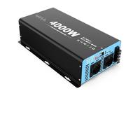 Transformateur Onduleur Sinusoïdal Pur 12 V CC vers 230 V CA 50 Hz Prise UE Convertisseur Tension Voiture LCD Transformateur Puissance Continue 4000 W