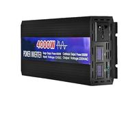Transformateur Onduleur Sinusoïdal Pur 4000 W 3000 W 2600 W 2000 W 1600 W 1000 W 12 V CC vers 220 V CA 60 Hz avec Affichage LED. Onduleur Convertisseur(2000W)