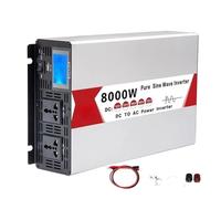 Transformateur Onduleur Sinusoïdal Pur 80000 W 4000 W 12 V 220 V 24 V 110 V 120 V Convertisseur Tension Portable CC vers CA Onduleur Solaire pour Voiture(12V,220V-240(60HZ),Europe)